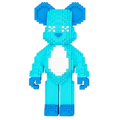 Конструктор 3D Медведь синий 4180 деталей 3D6403 1